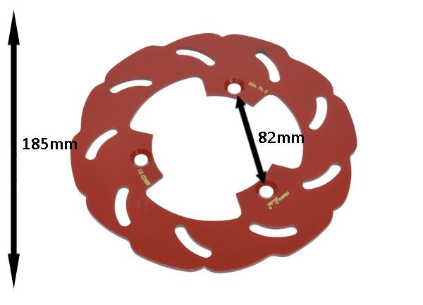 Remschijf Metrakit achter 80x185mm Rieju Rr mkd21