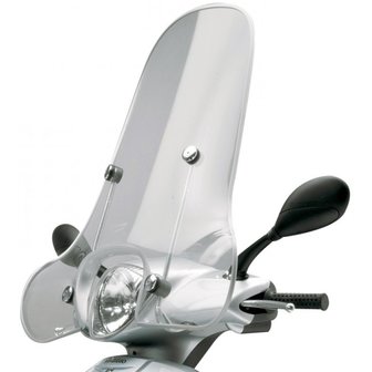 Windscherm hoog helder (transparant) Piaggio OLD Fly ORIGINEEL