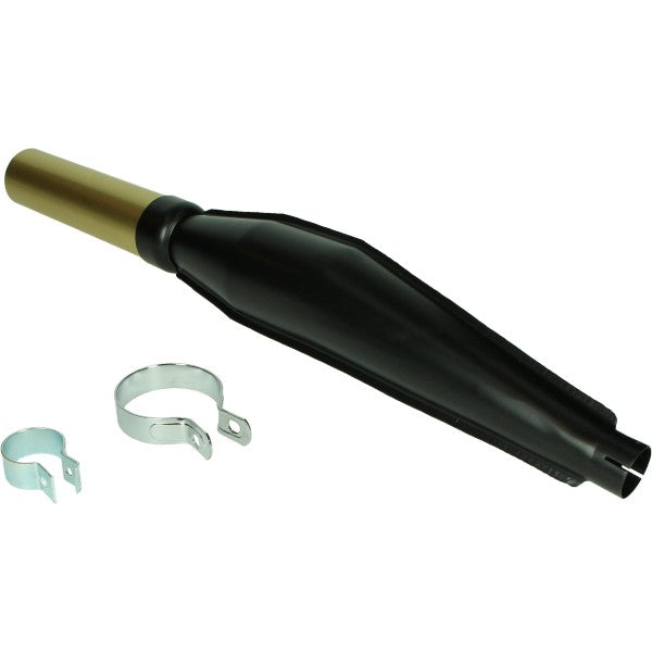 uitlaat jamarcol cross made in EU + beugel expansie 32mm past op bromfiets