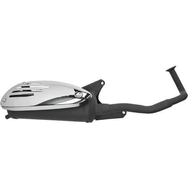 Uitlaat model met 1 schokbreker BTC Riva / China LX Napoli / GTS Toscana / SCO GY6 / en AGM VX50