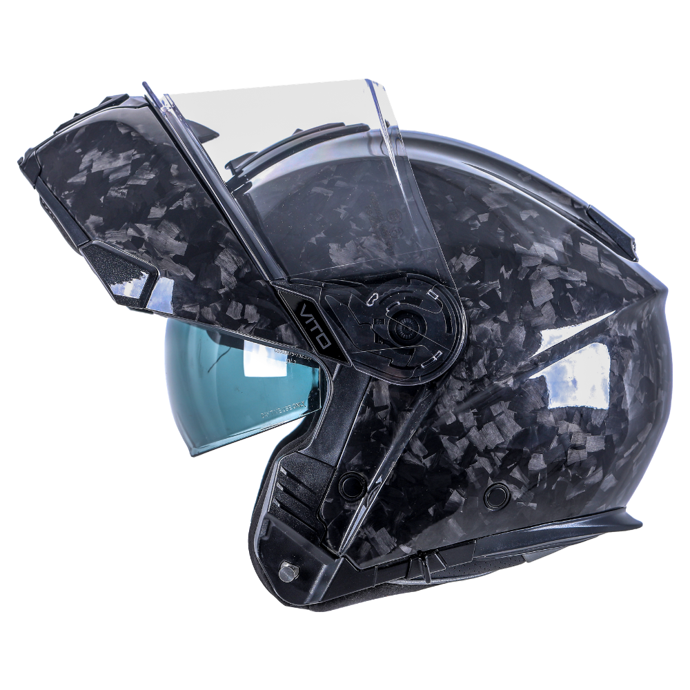 Helmet vito flip-up carbon - forged carbon
