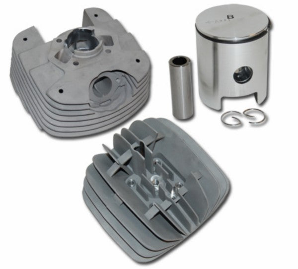 Cilinder met kop + Nikasil en Meteor zuiger zundapp Ks125