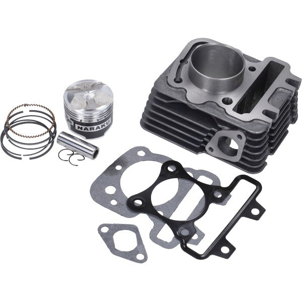 Cilinder Naraku gietijzer euro 2 80cc Sco Piaggio 4takt 4v nk104.43