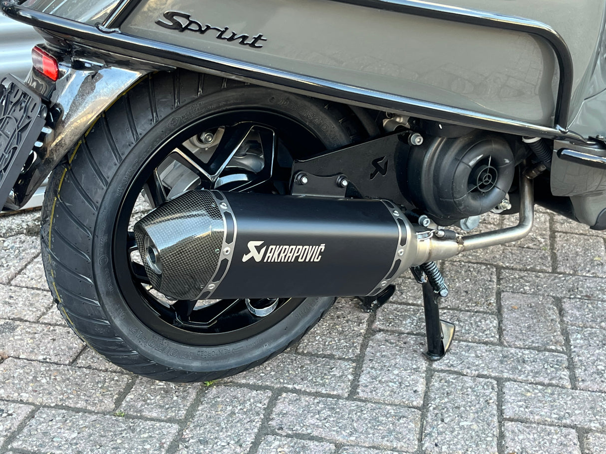 Vespa Sprint Lambo Grey Brom 2025 Nieuw 0 km Akra Full Optio