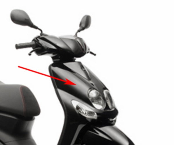 Voorkap smx zwart origineel Yamaha neos V.A. 2008