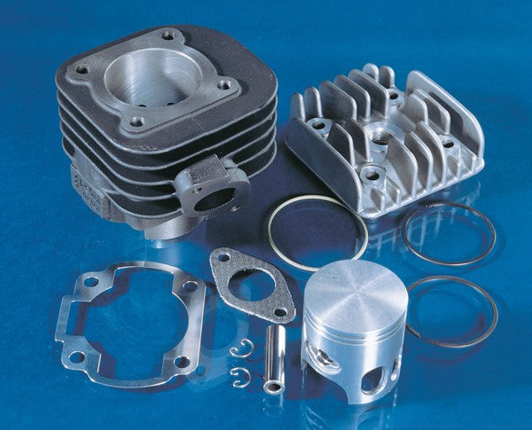 Cilinder met kop Polini 47mm p10 Minarelli hor Ac 166.0076