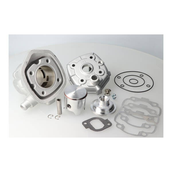 Cilinder met kop Italkit Gilardoni 70cc p10 47.6mm Minarelli hor Lc ck.68.748.g