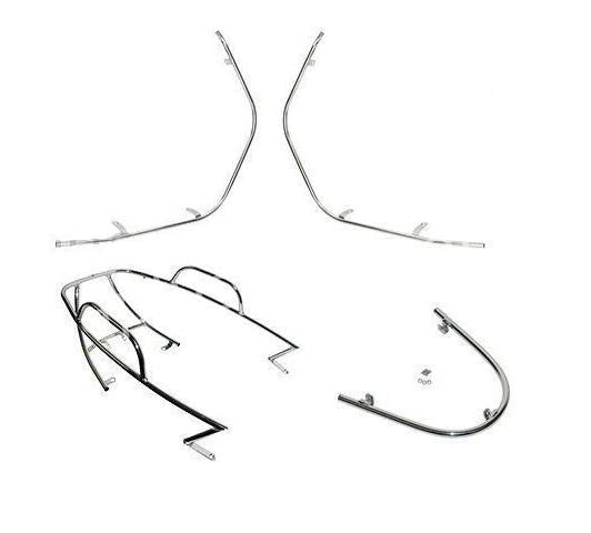 Valbeugelset glans zwart / chrome AGM / RIVA / IVA / Turbho / China / Look a Like LX/S