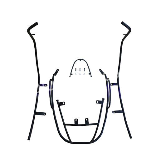 Valbeugelset glans zwart / chrome AGM / RIVA / IVA / Turbho / China / Look a Like LX/S