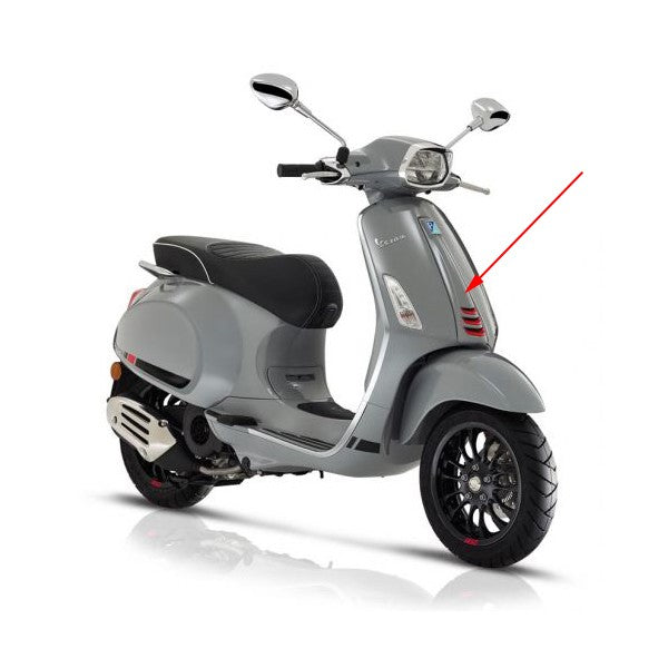 Voorscherm RST Vespa Sprint origineel midden Nardo Grey 715 C