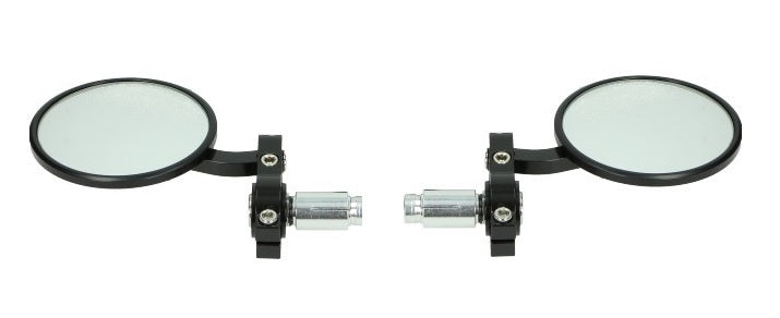 Spiegelset bar end spiegels rond universeel CNC