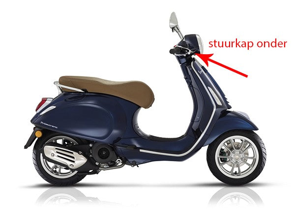 Onderstuurkap orgineel Blauw 289A Vespa Primavera