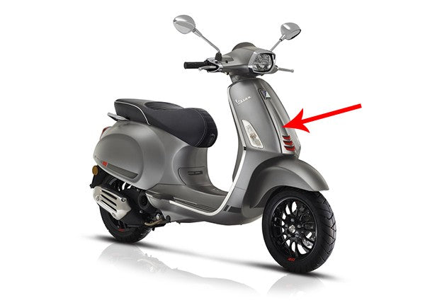 Voorscherm RST Vespa Sprint origineel midden Grigio Titano mat grijs 707 C