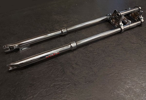 Voorvork Ebr extra lang compleet 710mm Puch Maxi