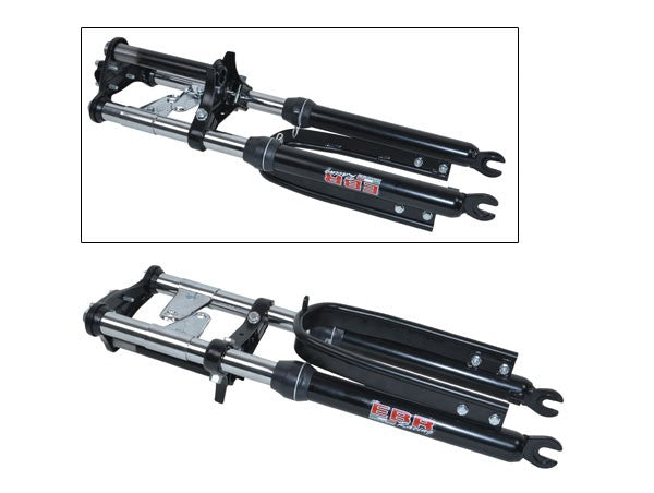 Voorvork Ebr kort breed versterkt + stabilisator compleet Puch Maxi 445