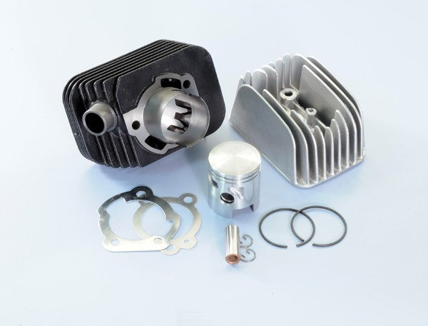 Cilinder met kop Polini racing 43mm p12 Vespa Ciao 140.0065 r