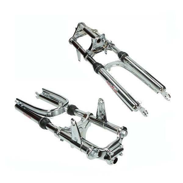 Voorvork Ebr kort breed + versterkte stabilisator compleet Puch Maxi