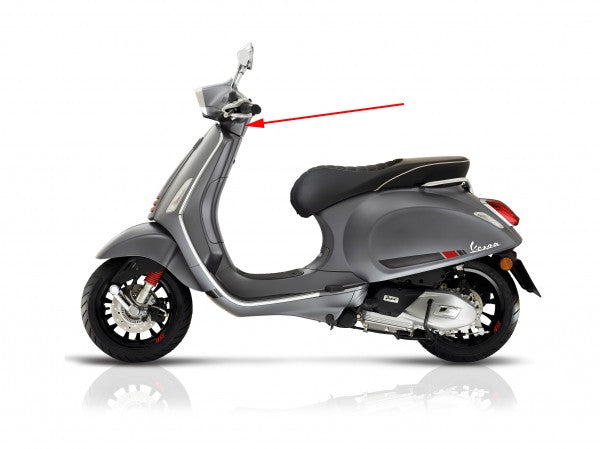 Onderstuurkap orgineel Titanio grijs Vespa Sprint