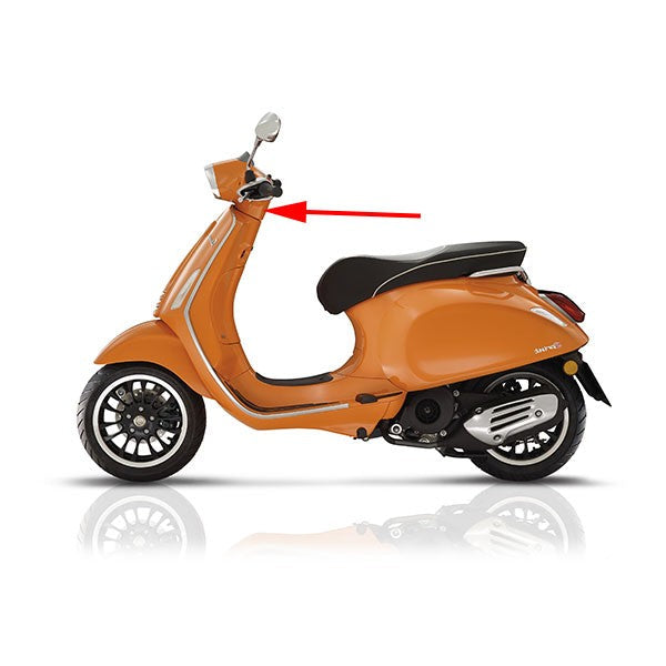 Onderstuurkap Vespa Sprint Origineel Piaggio Oranje 890/A