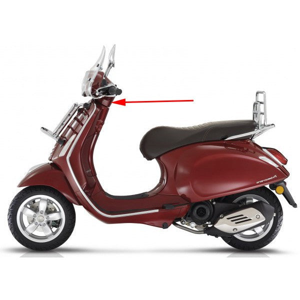 Onderstuurkap Vespa Primavera Touring Origineel Piaggio Rood Metallic 880/A