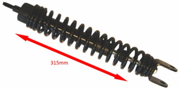 Schokbreker moer natrekken 310mm Fly / Lxv / Vespa lx / Vespa S / Zip 2000 / Zip 2000 SP