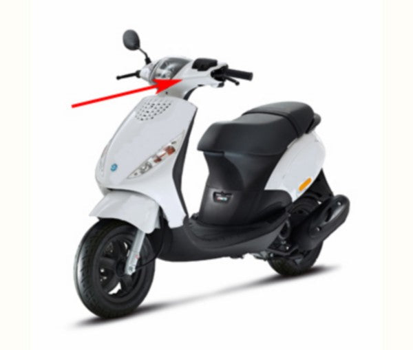 Piaggio Zip 2000 Stuurkap Voorzijde Wit 724 Origineel