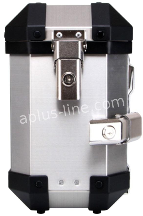 TOPBOX COOCASE ZIJKOFFERS LINKS + RECHTS ALUMINIUM 28L