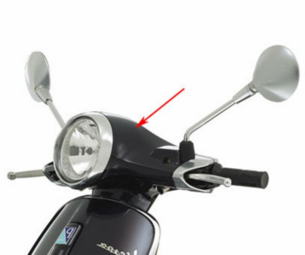 Stuurkap Boven Vespa Primavera Origineel Piaggio Zwart Vulcano 98/A
