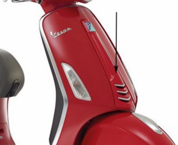 Voorscherm Vespa Sprint origineel midden Dragon rood 894