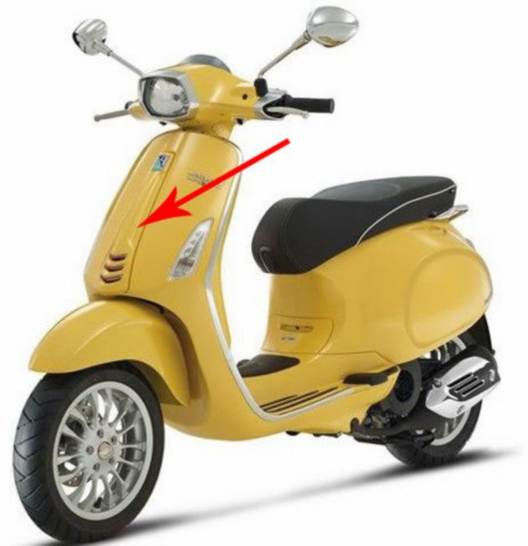 Voorscherm Vespa Sprint origineel midden geel 968