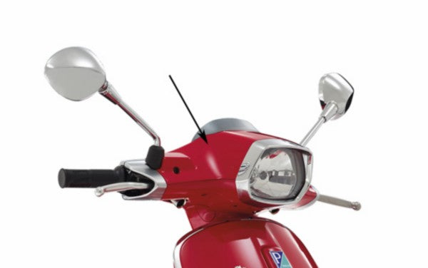 Stuurkap orgineel rood dragon 894 Vespa sprint