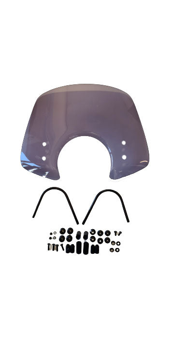 Windscherm laag smoke / glans zwart / mat zwart / helder (transparant) Vespa GTS