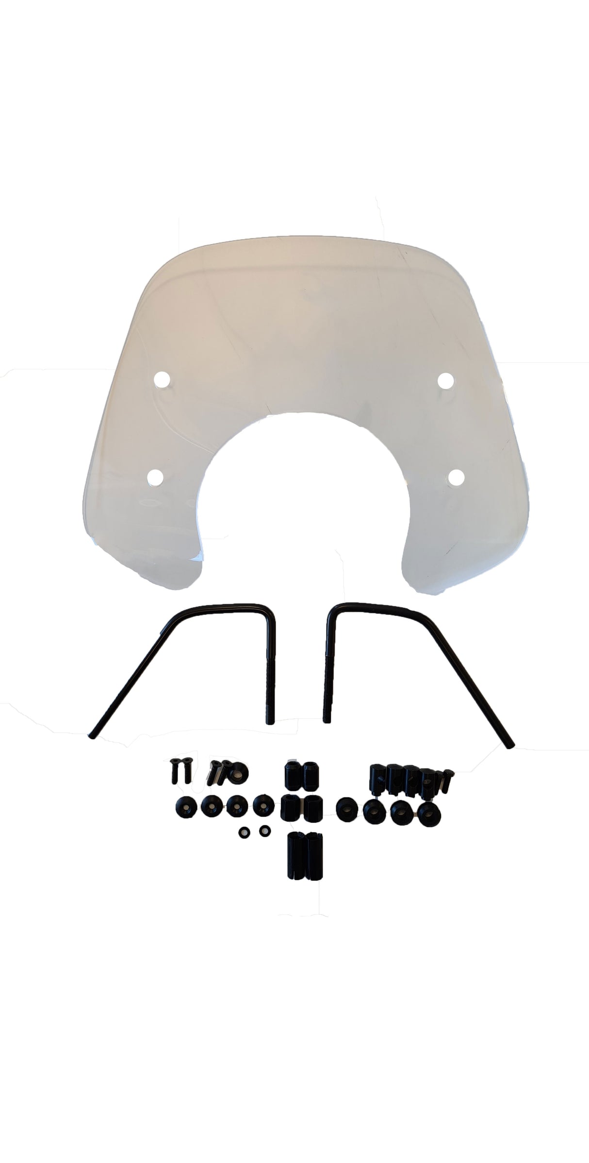 Windscherm laag smoke / helder (transparant) Vespa Primavera