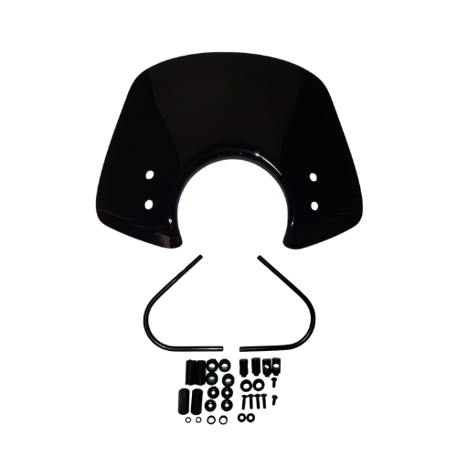 Windscherm laag smoke / glans zwart / mat zwart / helder (transparant) Vespa GTS