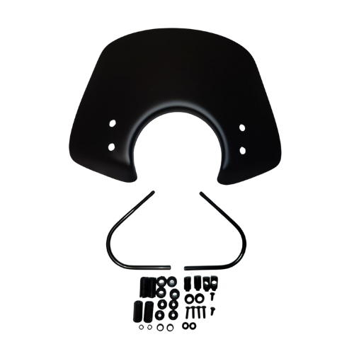 Windscherm laag smoke / glans zwart / mat zwart / helder (transparant) Vespa GTS