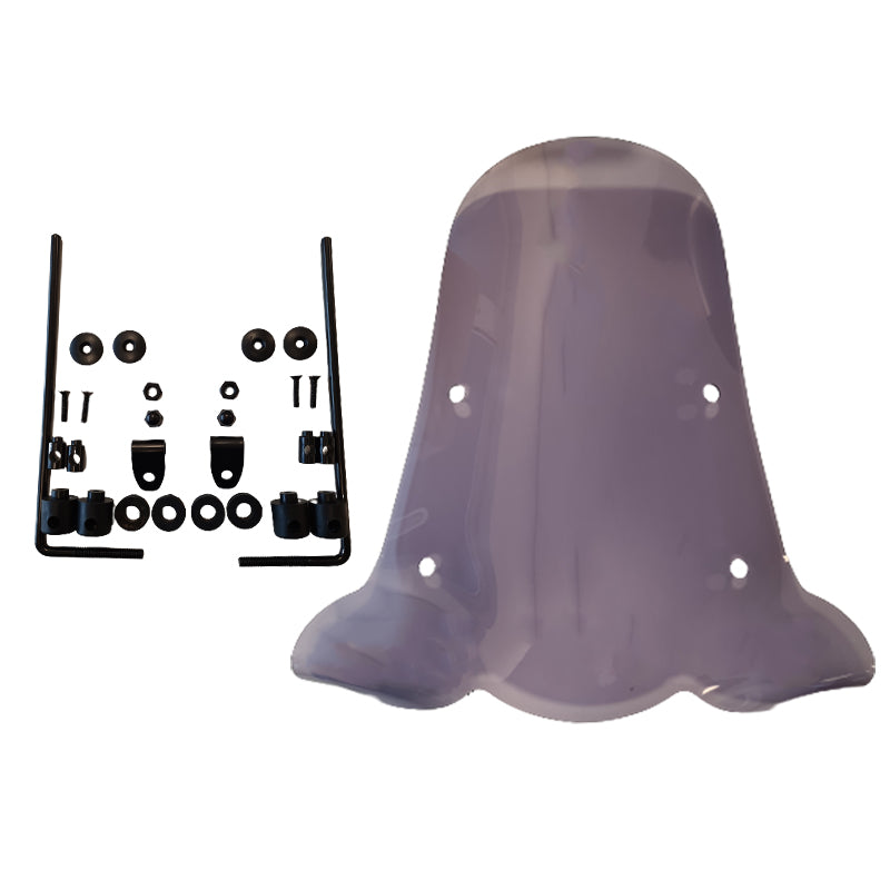 Windscherm hoog smoke / helder (transparant) Piaggio 1 (one)