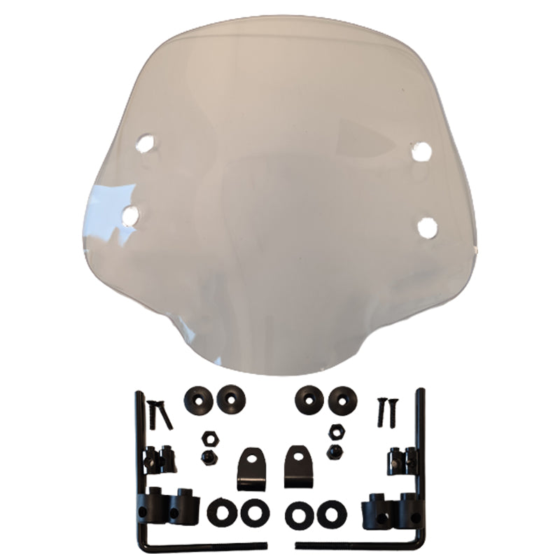 Windscherm medium smoke / helder (transparant) Piaggio One 1