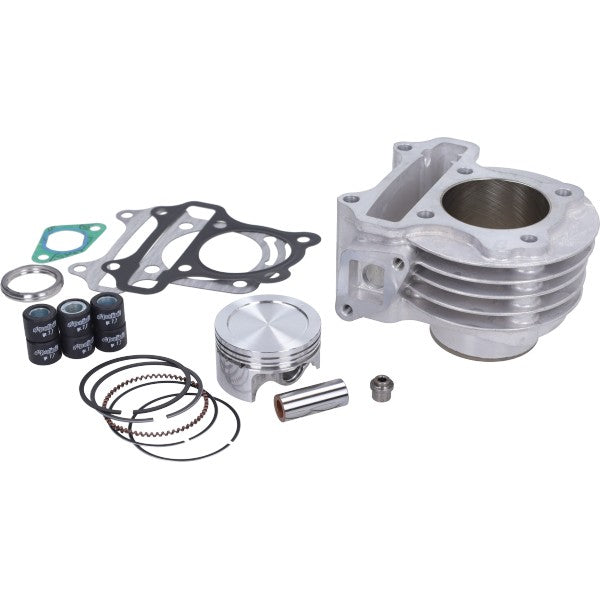 Cilinder Polini aluminium 4takt 81cc 50mm Kymco Agility / Dink / People S / Sco Gy6 / Super 8 125.0007