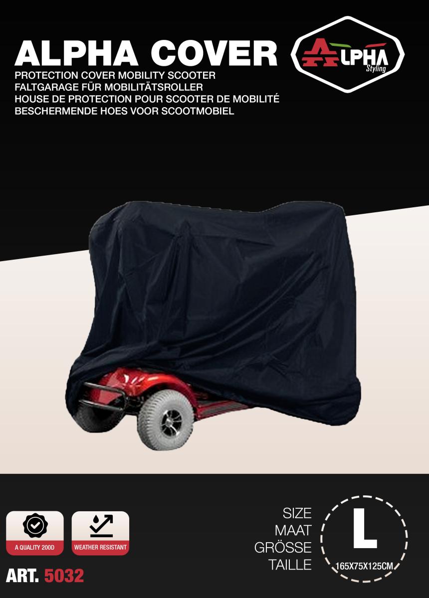 HOES ALPHA COVER SCOOTMOBIEL - A KWALITEIT (200D)