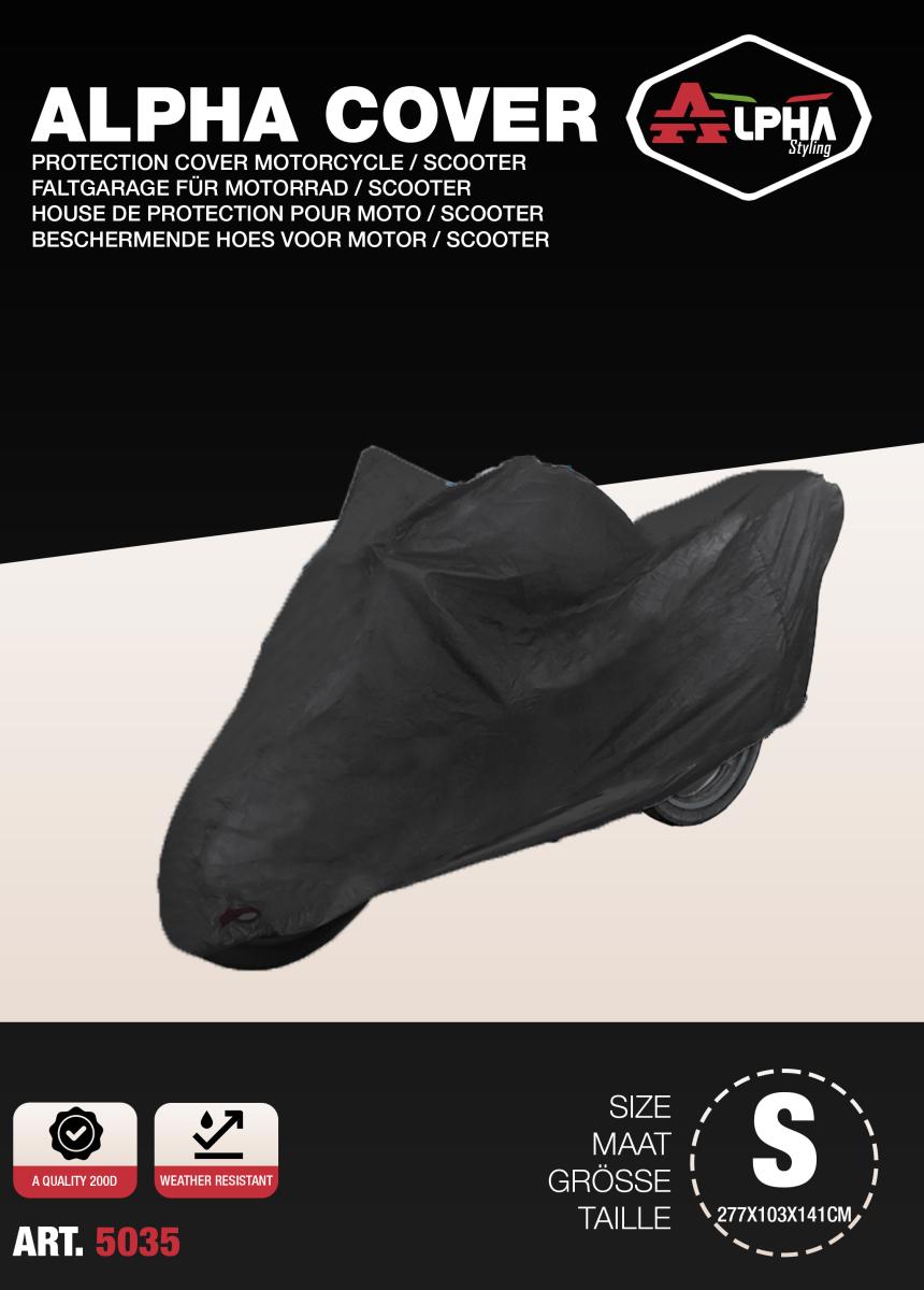 Motor / Scooterhoes / Afdekhoes ALPHA Universeel + Windscherm