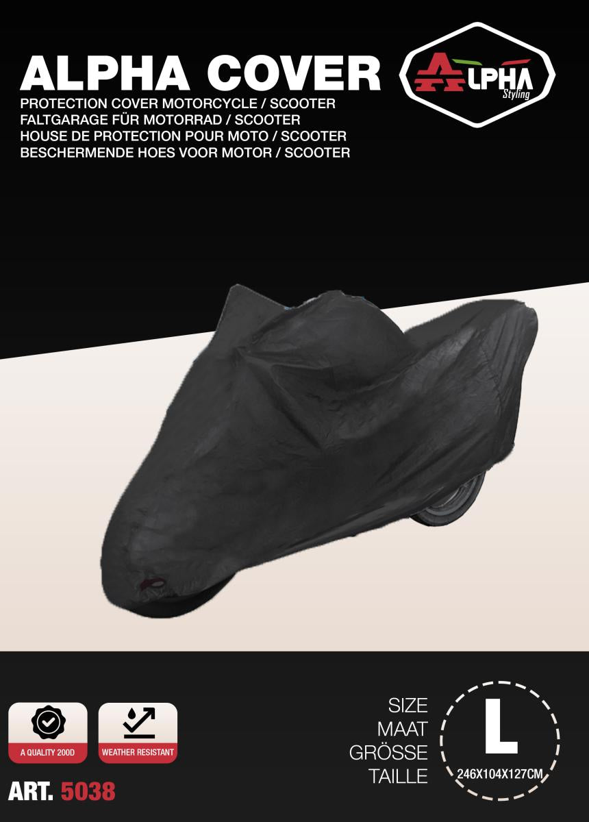 Motor / Scooterhoes / Afdekhoes ALPHA Universeel + Windscherm