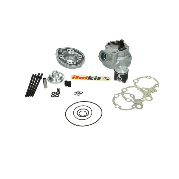 Cilinder met kop Italkit alu nik Gilardoni 74cc Minarelli Am6 ck.44.761.gr2