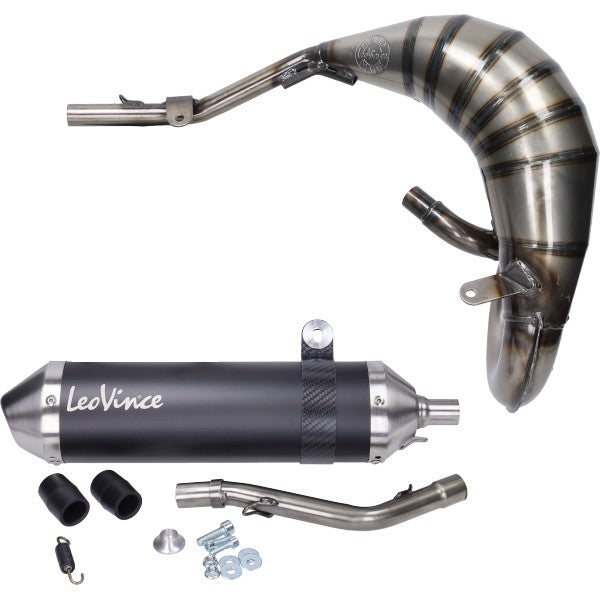 Uitlaat Leovince 2takt X fight Minarelli Am6 / Beta rr50 3259b