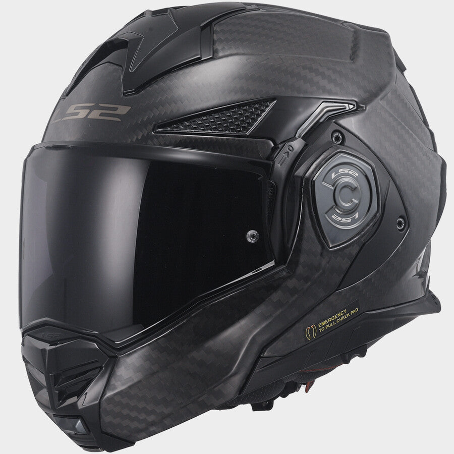 LS2 Helm Advant X Carbon Solid FF901 carbon