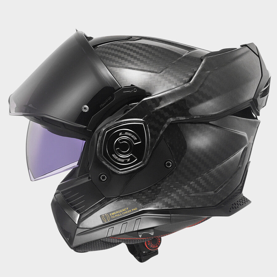 LS2 Helm Advant X Carbon Solid FF901 carbon