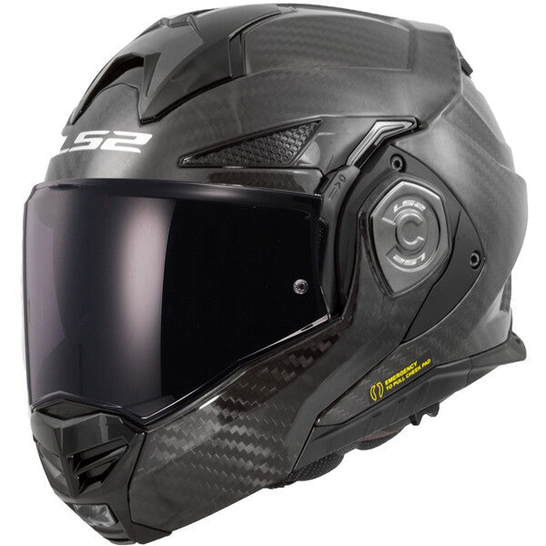 LS2 Helm Advant X Carbon Solid FF901 carbon