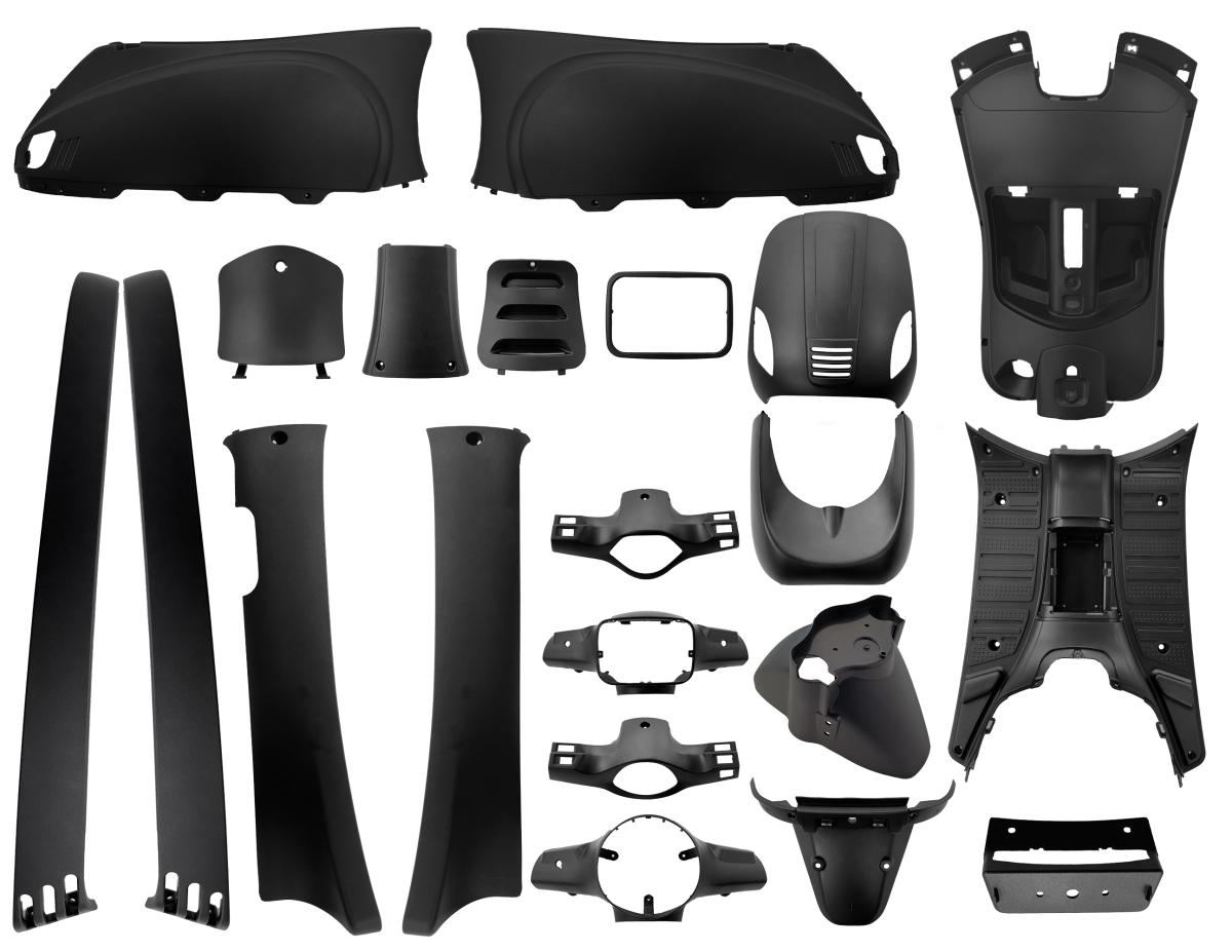 Kappenset 21 delig voor o.a. LA SOURIS VESPELINI / AGM VX50 / BTC Riva / CHINA SCOOTER