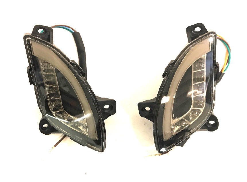 LED knipperlicht set matrix weglopend voor E4 - AGM VX / Berini Napoli / BTC Riva / Turbho RL-50 / China