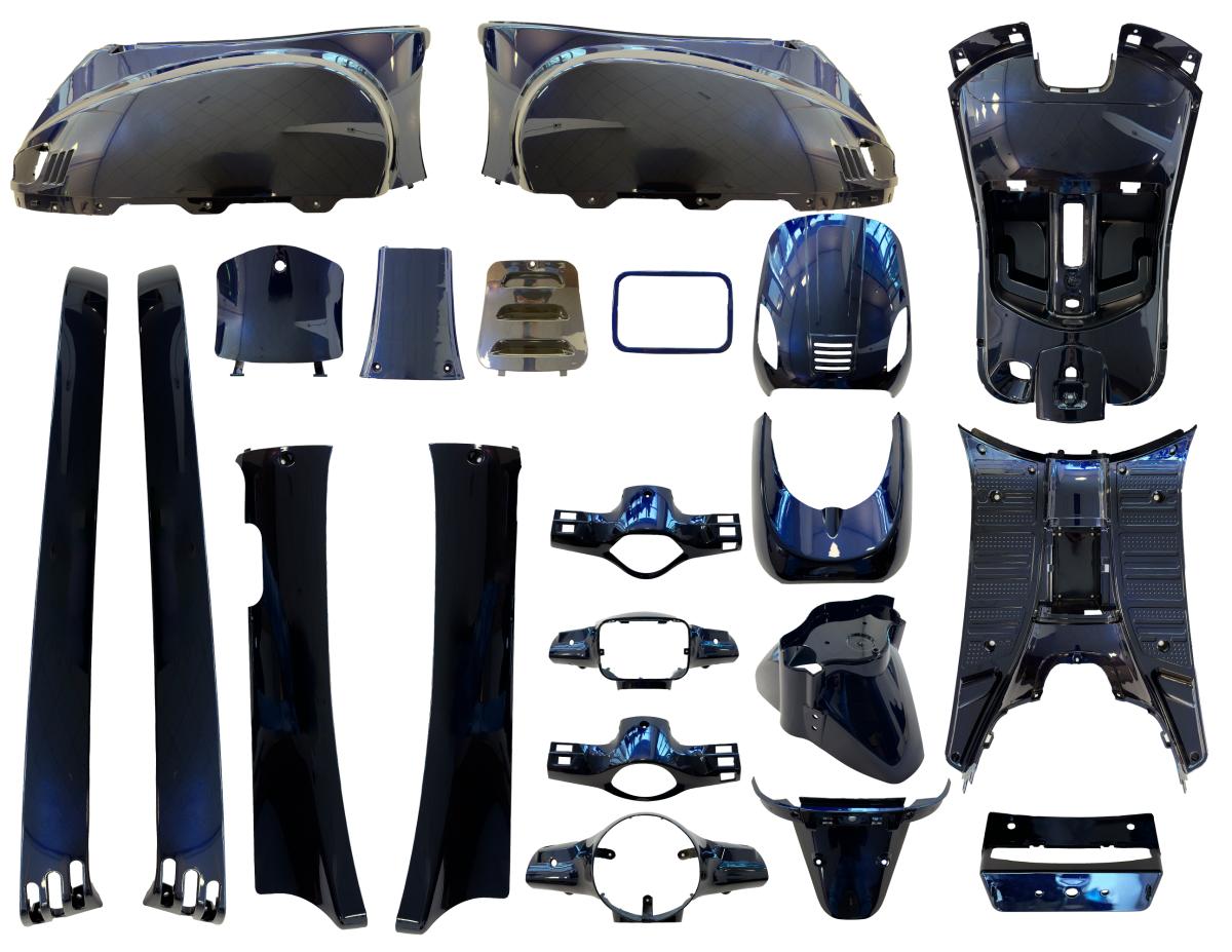 Kappenset 21 delig voor o.a. LA SOURIS VESPELINI / AGM VX50 / BTC Riva / CHINA SCOOTER