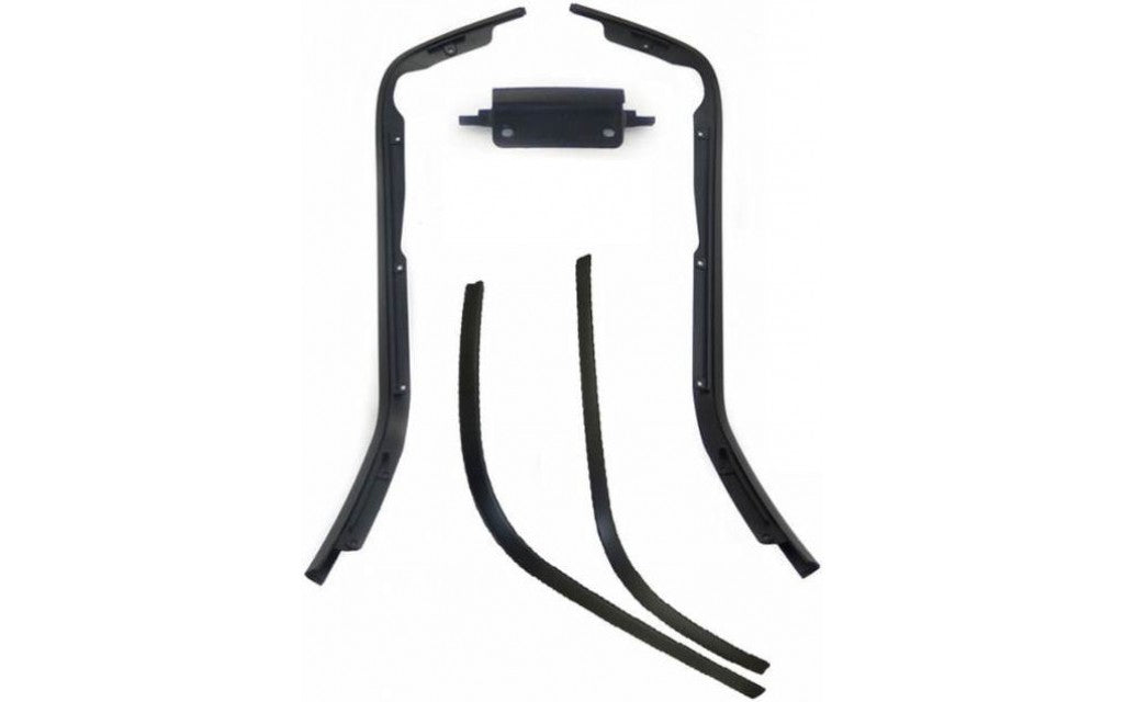 Sierlijsten set zwart / carbon 5 delig Vespa Sprint / Primavera / Elettrica